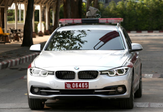 ניידת משטרה בתאילנד (צילום: REUTERS/Athit Perawongmetha)