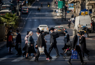 רחוב עם דתיים (צילום: יונתן זינדל פלאש 90)