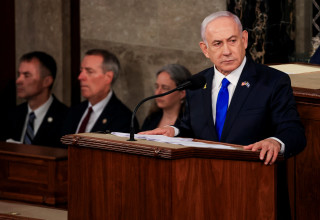 נאום בנימין נתניהו בקונגרס (צילום: רויטרס)