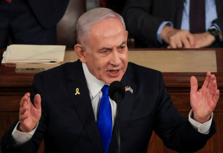 נאום נתניהו בקונגרס (צילום:  רויטרס)