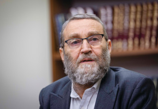 משה גפני מיהדות התורה (צילום: אוליביה פיטוסי, פלאש 90)