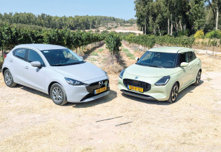 מבחן השוואתי מאזדה וסוזוקי (צילום: קינן כהן)