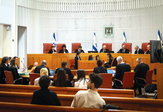 דיון בבג"ץ  (צילום:  חיים גולדברג, פלאש 90)