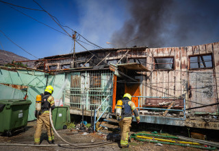 פגיעה ישירה בקרית שמונה (צילום: איל מרגולין, פלאש 90)
