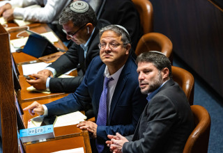 בצלאל סמוטריץ', איתמר בן גביר (צילום:  אוליביה פיטוסי, פלאש 90)
