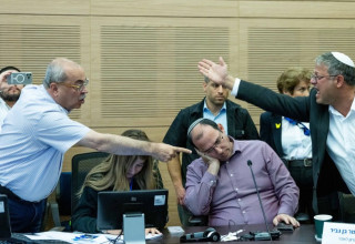 איתמר בן גביר, אחמד טיבי (צילום: חיים גולדברג, פלאש 90)