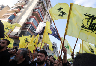 חיזבאללה בביירות (צילום: רויטרס)