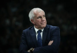 פתאום, מכבי צריכה לעבור להרכב גארדים ולרעיונות התקפיים כירורגיים. ז'ליקו אוברדוביץ' (צילום: GettyImages, Oliver Bunic/AFP)