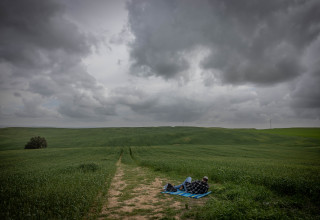 מזג אוויר מעונן, חורף (צילום: חיים גולדברג/פלאש 90)
