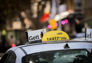 מונית (צילום: מרים אלסטר, פלאש 90)
