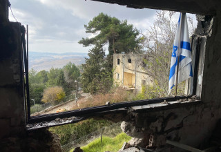 ההרס בקריית שמונה ביום שאחרי הפסקת האש (צילום: אבשלום שושני)