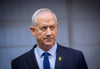 בני גנץ (צילום: יונתן זינדל, פלאש 90)