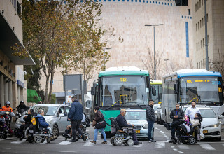בעלי מוגבלויות (צילום: חיים גולדברג, פלאש 90)