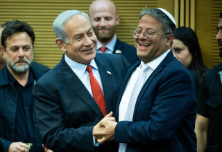 בנימין נתניהו, איתמר בן גביר (צילום:  יונתן זינדל, פלאש 90)