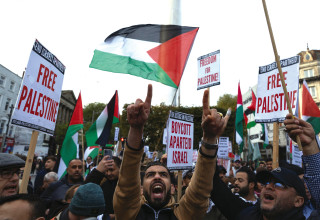 הפגנה פרו-פלסטינית בדבלין, אירלנד (צילום: ארכיון רויטרס)