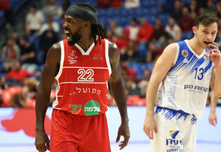 שחקן הפועל תל אביב פטריק בוורלי (צילום: דני מרון)