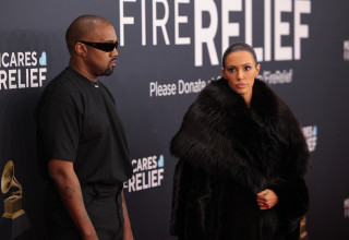 קניה ווסט ואשתו ביאנקה סנסורי (צילום: רויטרס)