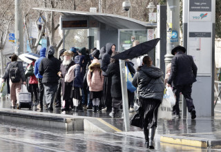 מזג אוויר גשום בירושלים (צילום: מרק ישראל סלם)