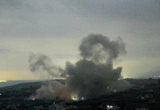 תקיפה בלבנון (צילום: רשתות ערביות)