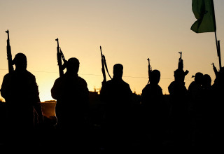 מחבלי חמאס (צילום: רויטרס)