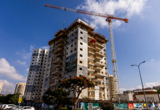 אתר בנייה (צילום: יוסי אלוני פלאש 90)