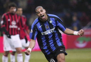 אדריאנו בימיו העליזים באינטר (צילום: New Press)