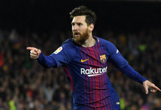 ליאונל מסי במדי ברצלונה (צילום: GettyImages, David Ramos)