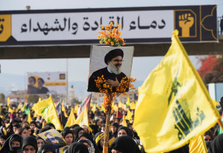 פעילי חיזבאללה (צילום: REUTERS/Mohammed Yassin)