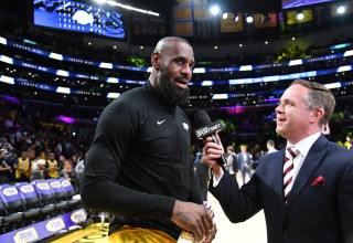לברון ג'יימס, לוס אנג'לס לייקרס (צילום: GettyImages, Juan Ocampo/NBAE)