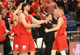 הפועל תל אביב מגיעה למאני טיים באירופה במומנטום מצוין (צילום: ברני ארדוב)