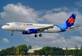 מטוס איירבס 320, ישראייר (צילום: מוני שפיר)