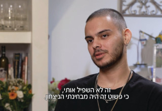 החטוף עומר ונקרט מתראיין למהדורה המרכזית (צילום:  צילום מסך חדשות 12)