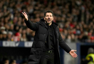 דייגו סימאונה מאמן אתלטיקו מדריד (צילום: JAVIER SORIANO)