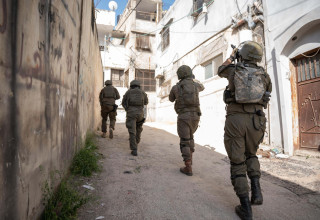 פעילות הכוחות בשכם (צילום: דובר צה"ל)