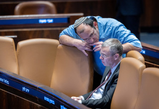 יריב לוין ושמחה רוטמן (צילום: חיים גולדברג, פלאש 90)