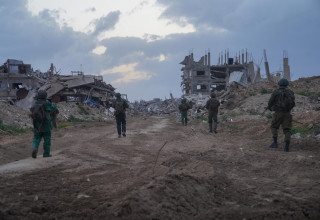 פעילות כוחות אוגדת עזה ברפיח (צילום: דובר צה"ל)