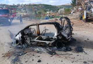 סיכול ממוקד של פעיל חיזבאללה  בכפר עייתא א-שעב  (צילום: רשתות ערביות)