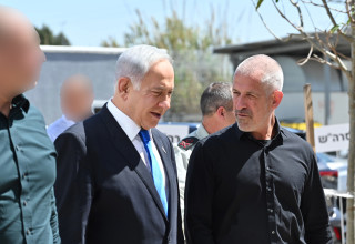 בנימין נתניהו, רונן בר (צילום: קובי גדעון, לע"מ)