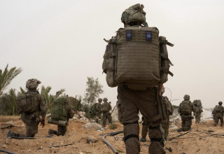 פעילות כוחות חטיבת גולני במרחב רפיח (צילום: דובר צה"ל)