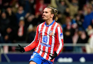 אנטואן גריזמן שחקן אתלטיקו מדריד (צילום: רויטרס)