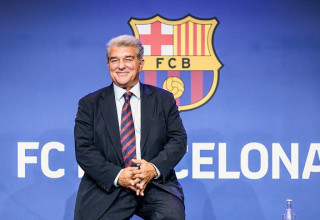 לאפורטה. לא יכול להסתיר את השמחה (צילום: AFP7)