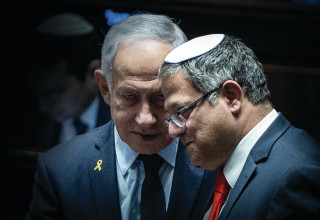 איתמר בן גביר, בנימין נתניהו (צילום: יונתן זינדל פלאש 90)