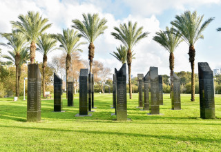 העצרת המרכזית לציון יום הזיכרון בגן הבנים (צילום:  כפיר סיון)