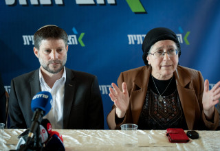 אורית סטרוק, בצלאל סמוטריץ' (צילום: שריה דיאמנט, פלאש 90)
