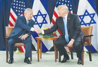 בנימין נתניהו ודונלד טראמפ (צילום:  רויטרס)