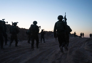 כוחות חטיבת ירושלים (16) בצפון רצועת עזה (צילום:  דובר צה"ל)