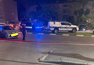 ניידת, משטרה, זירת פשע (צילום: דוברות המשטרה)
