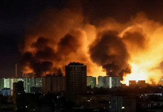 תקיפה רוסית באוקראינה (צילום: רויטרס)