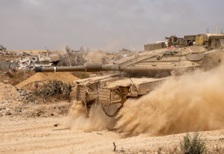 טנק של צה"ל ברצועת עזה (צילום: דובר צה"ל)