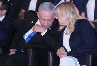שרה ובנימין נתניהו (צילום:  מרק ישראל סלם)